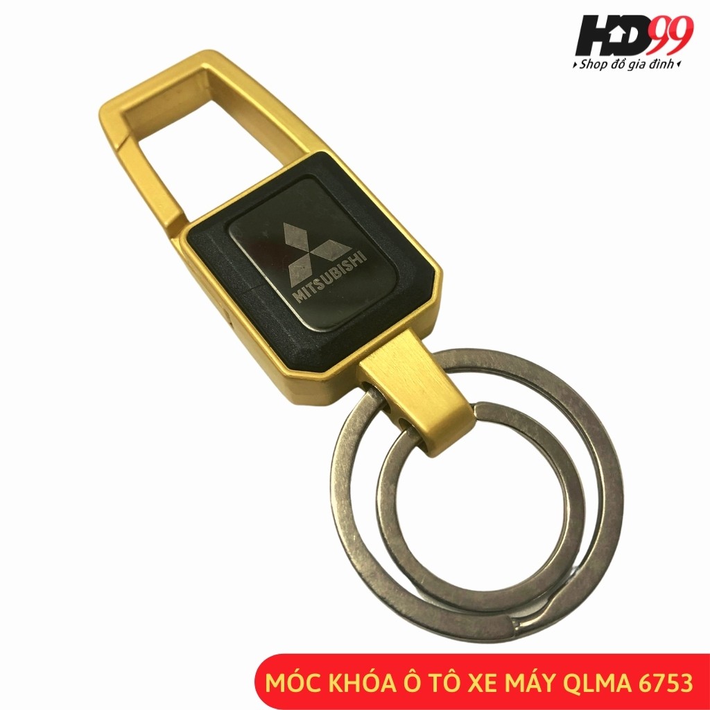 Móc Khóa Xe Máy Ô tô ️Cao Cấp QLMA 6753 In Logo Các hãng xe