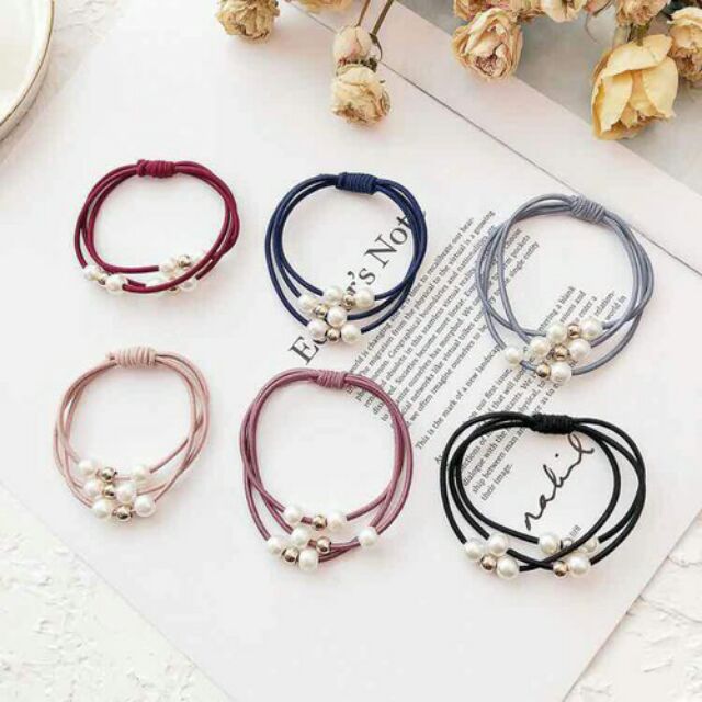 Dây cột tóc đính hạt