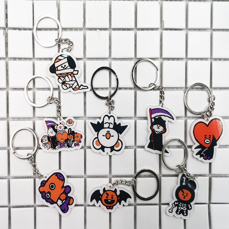 Móc chìa khóa BT21 haloween đặc biệt 2018 - SẴN HÀNG