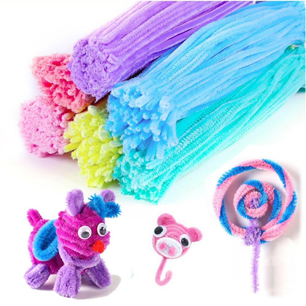 Ống Nước MMLUCK Chenille Thân Ống|Dụng Cụ Vệ Sinh Ống Nước Nhiều Màu Sắc Cho Trẻ Mẫu Giáo