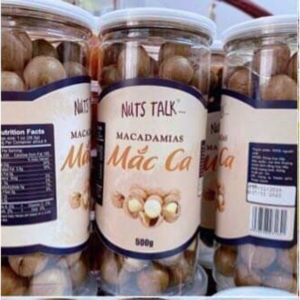 500G Hạt Mắc Ca Nuts Talk -Nuts Talk-Đồ Ăn Vặt-Ăn Vặt- Uy Tín