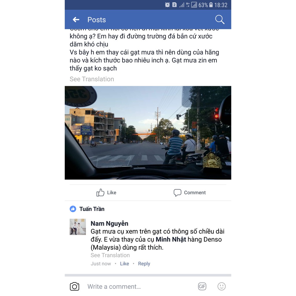 GẠT MƯA Ô TÔ DENSO XƯƠNG SẮT MALAYSIA CHÍNH HÃNG