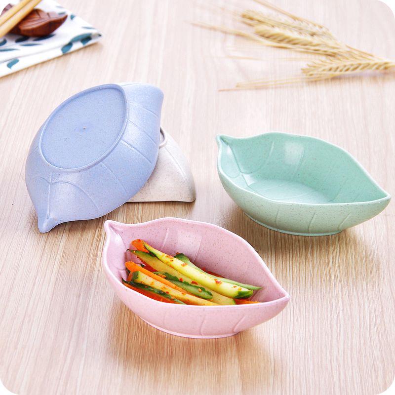 Chén đựng gia vị chấm hình lá