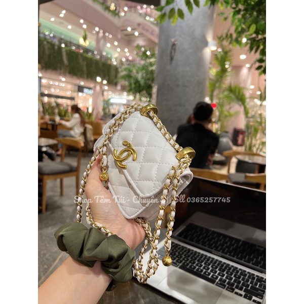 Túi xách cha n el 2 chuông hot hit ảnh thật shop chụp