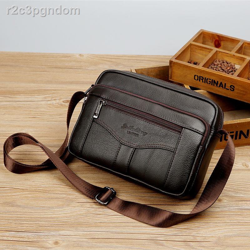 Túi đeo chéo nam da bò toecap một vai bằng có sức chứa lớn đựng tài liệu du lịch ngoài trời dành cho doanh nhân | BigBuy360 - bigbuy360.vn