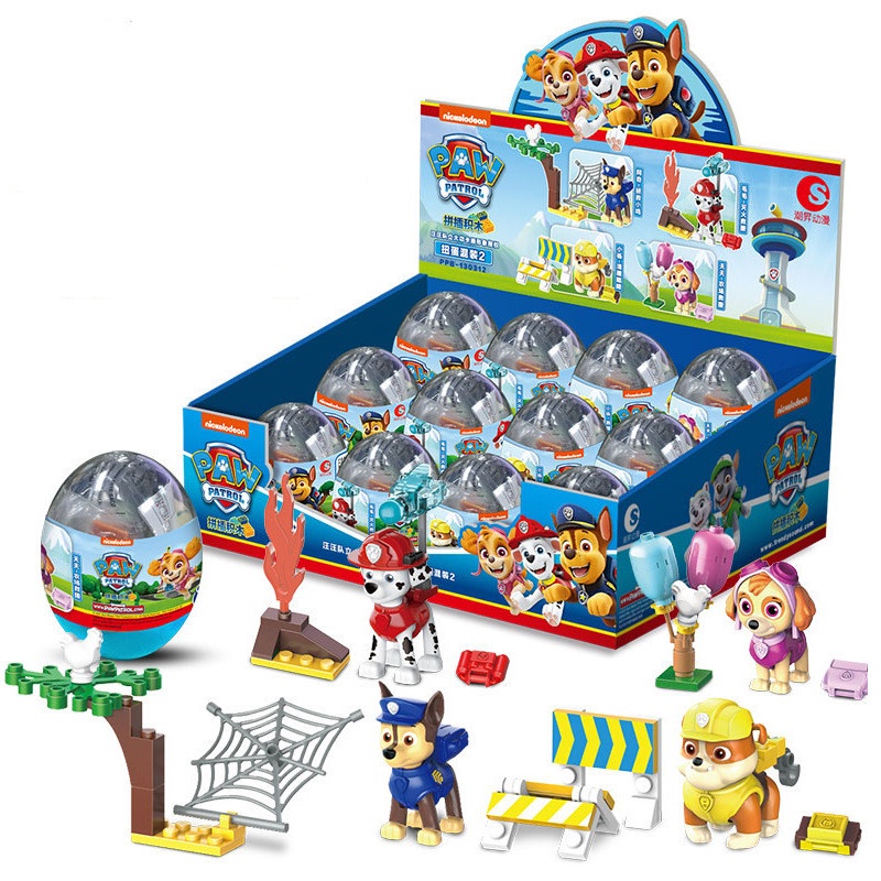 1 Quả Trứng Đồ Chơi Paw Patrol Bằng Nhựa PVC Cho Bé
