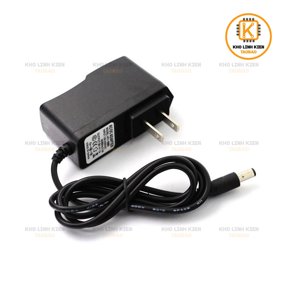 Nguồn adapter 5V1A 5V2A  9V1A  9V2A 12V1A 12V2A 12V3A 12V4A 12V5A 24V1A 24V2A 24V3A 24V5A 5.5x2.1mm cho nhiều thiết bị