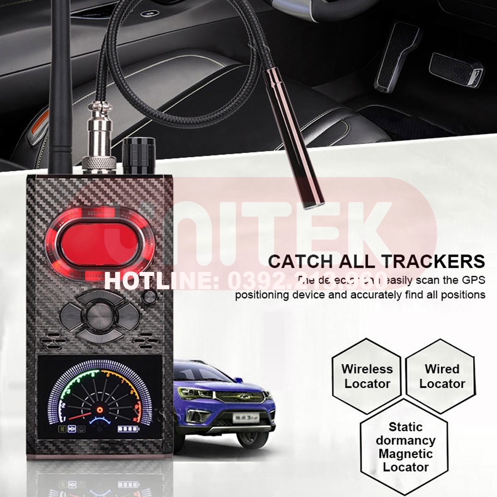 Máy Dò Phát Hiện Theo Dõi Camera, GPS, Định Vị Detector K99