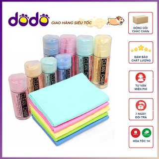 Khăn tắm chó mèo siêu thấm size to không hộp - Dodo Pet - Khăn tắm siêu thấm VẮT LÀ KHÔ / khăn tắm chó mèo / khăn lau ma