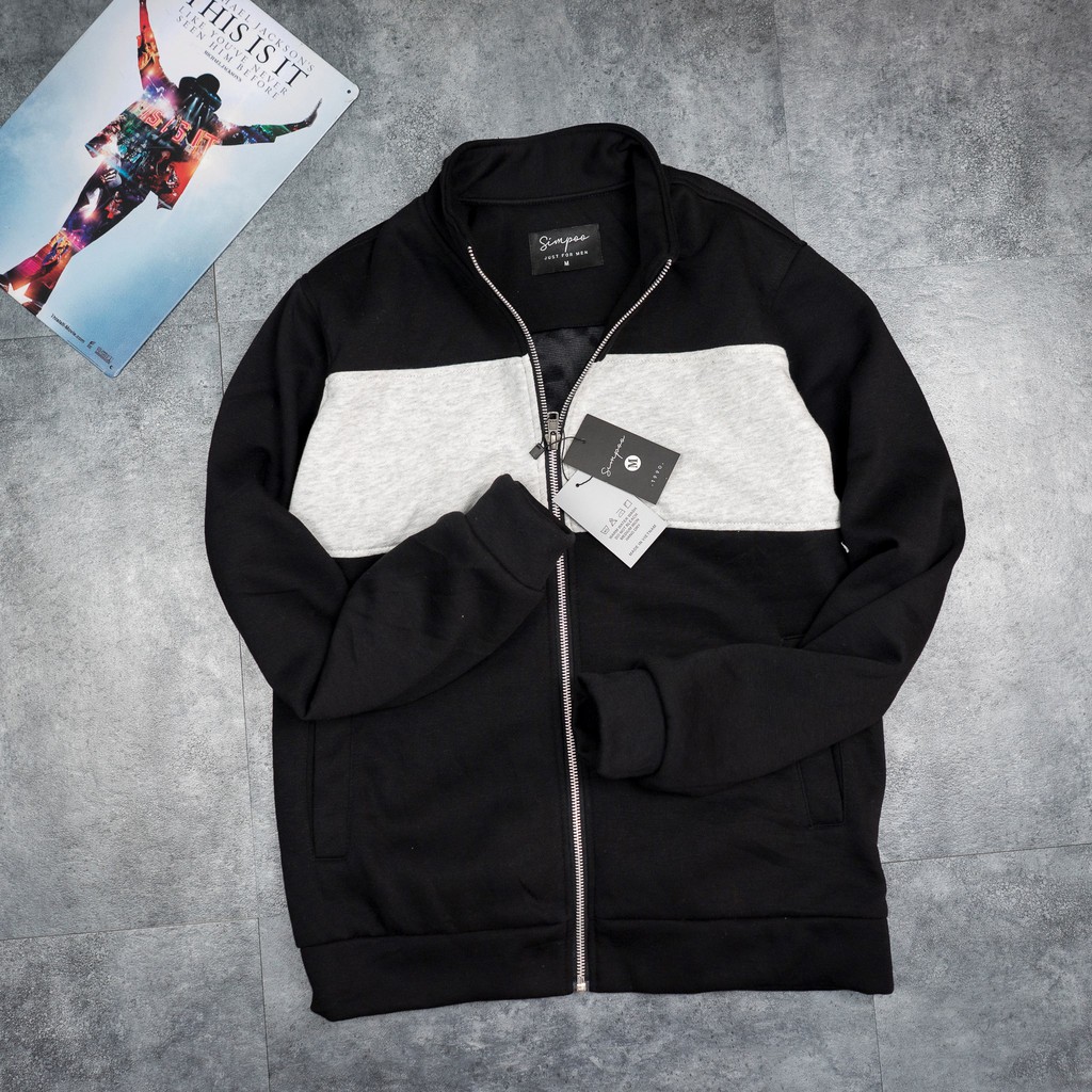 Áo khoác Nam nỉ phối đơn giản-N013 | BigBuy360 - bigbuy360.vn