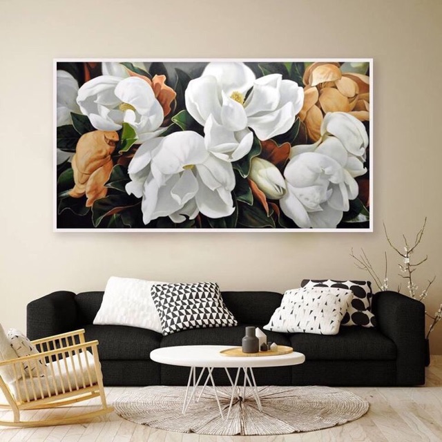 Tranh CANVAS mẫu hoa kt 50*80