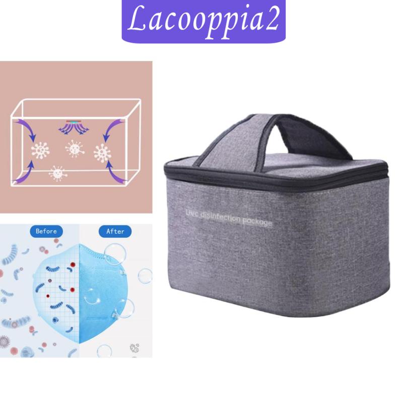 [LACOOPPIA2] Portable UV Sterilizing Bag UVC Disinfection Bag USB Sterilizer Box