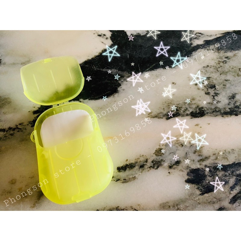 🔥BỎ TÚI🔥 Xà phòng giấy du lịch 1 lần/Xà phòng rửa tay dạng miếng tiện lợi | BigBuy360 - bigbuy360.vn