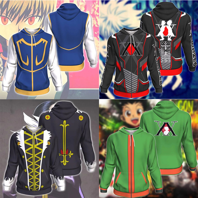 Áo Khoác Hoodie Hóa Trang Nhân Vật Phim X Hunter X Hunter | BigBuy360 - bigbuy360.vn