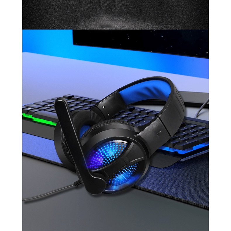 Tai nghe gaming A69 Đèn LED RGB có MIC dành cho game thủ