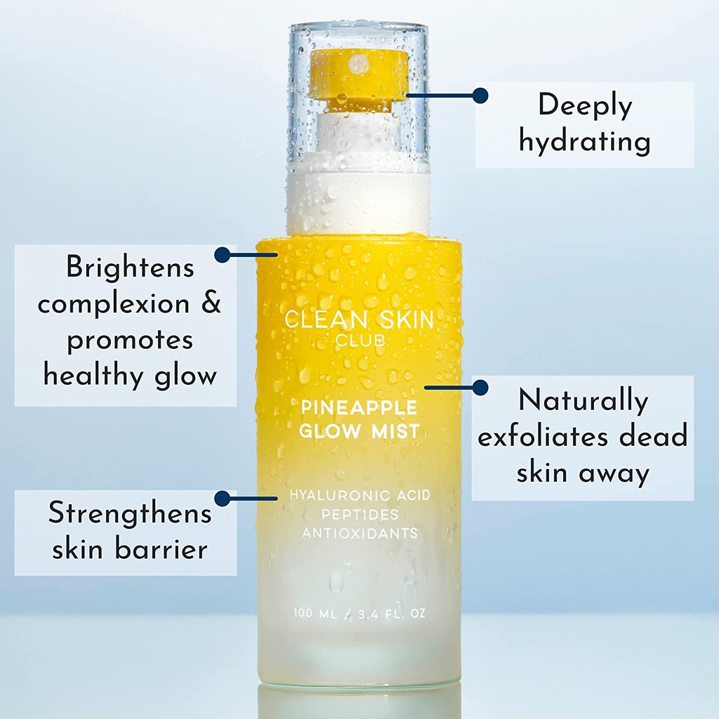 Xịt khoáng Pineapple Glow Mist của Clean Skin Club | BigBuy360 - bigbuy360.vn