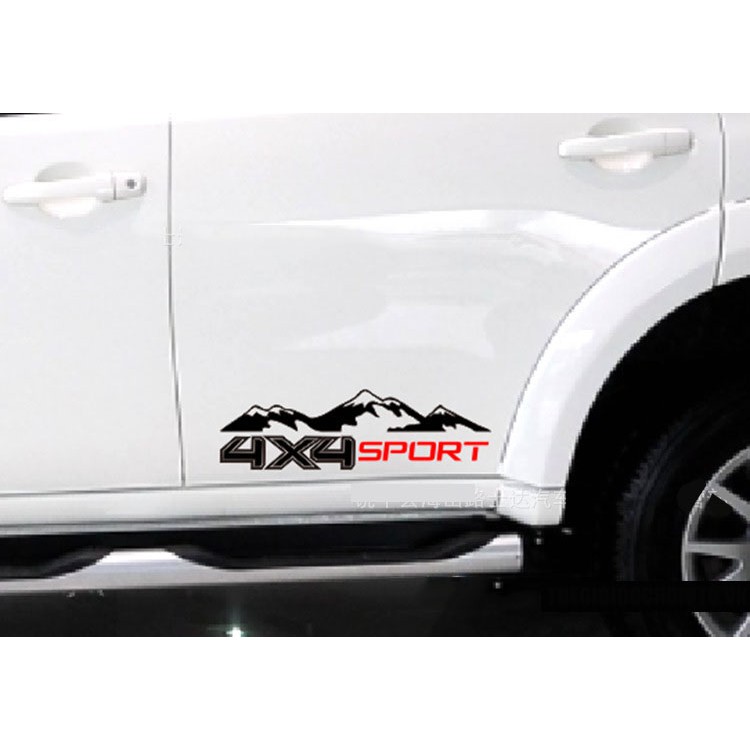 Tem 4x4 Sport Dán Trang Trí Xe ô Tô Bán Tải Ms-205