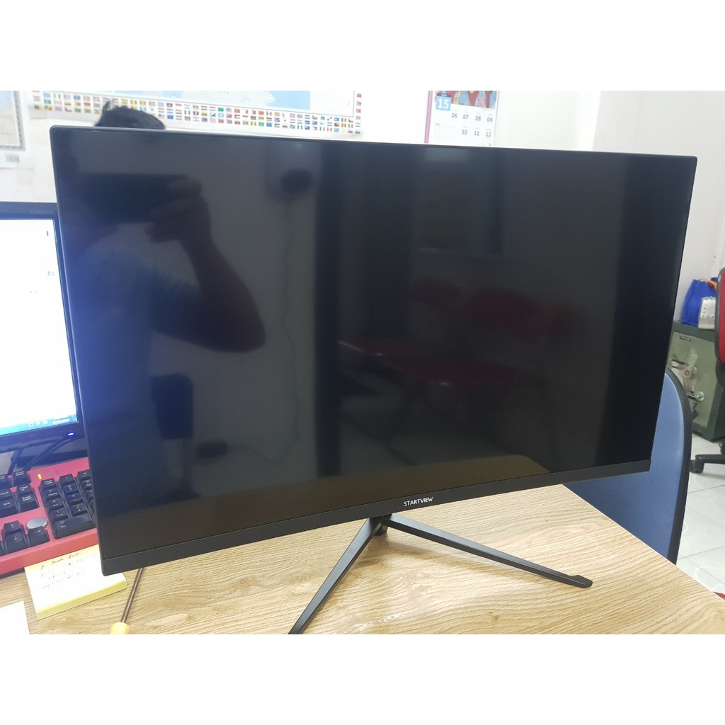 Màn Hình Máy Tính Full Viền Cong LCD 24'' StartView 24FHCV75 FullHD 75Hz Gaming