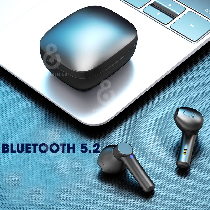 Tai nghe Bluetooth không dây LB 8 Pro TWS 5.0 True Wireless cảm ứng chống nước pin trâu giá rẻ cho Android iOS
