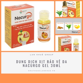 Dung dịch xịt bảo vệ da Nacurgo Gel 30ml