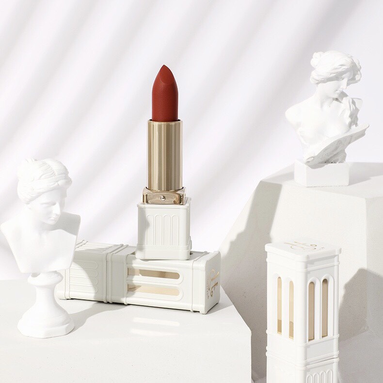 Son thỏi tòa tháp HOLD LIVE dưỡng ẩm Streamer Retro Aqua Lipstick làm mềm môi căng mọng môi Holdlive HL561 HLIV85