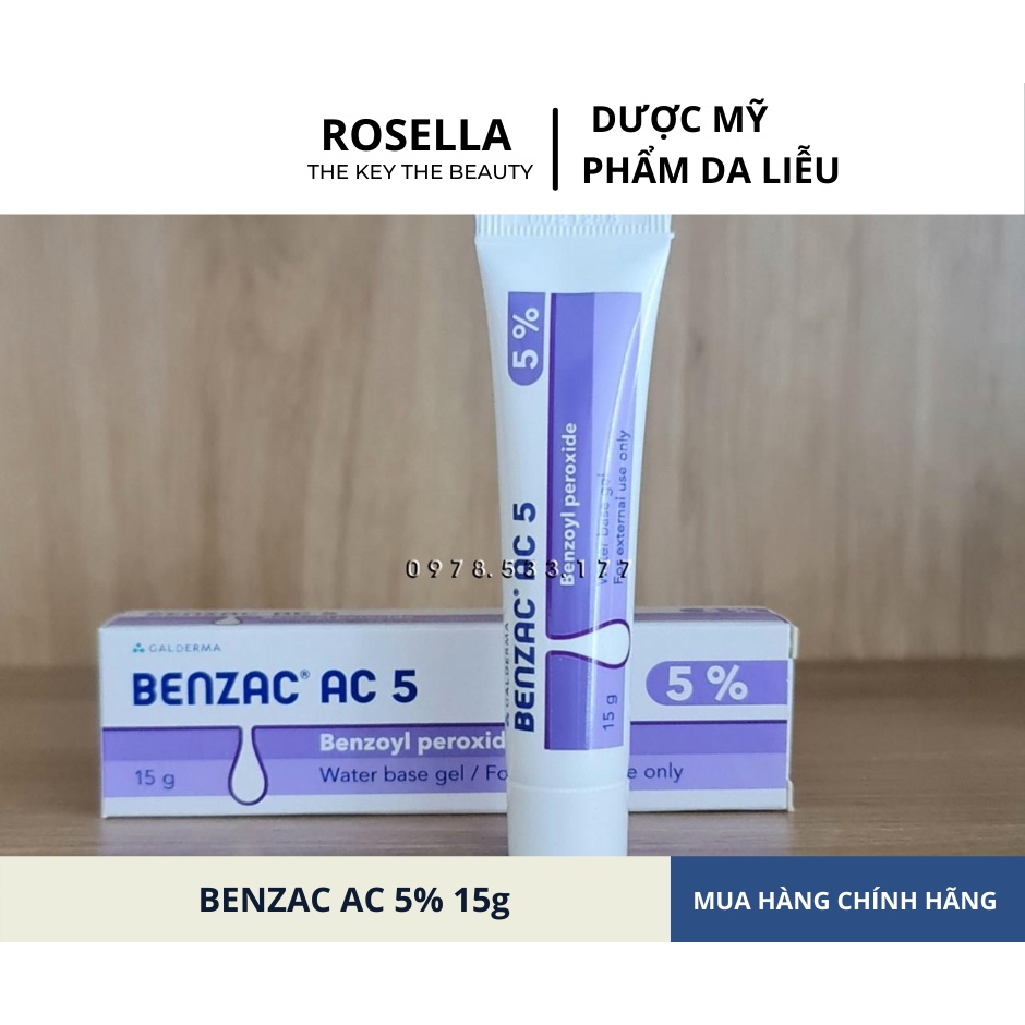 BENZAC AC 5% 15g- Gel ngừa mụn