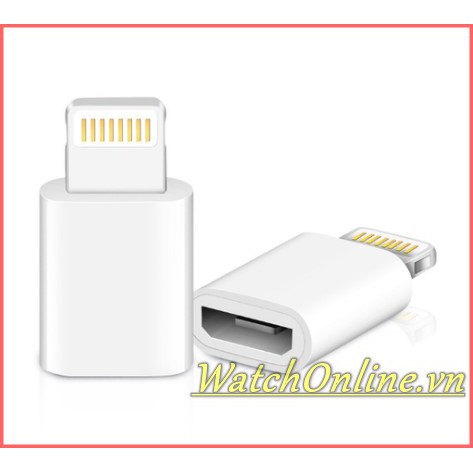 Đầu chuyển đổi Micro USB sang Lightning cho Apple IPhone IPad Mini Air