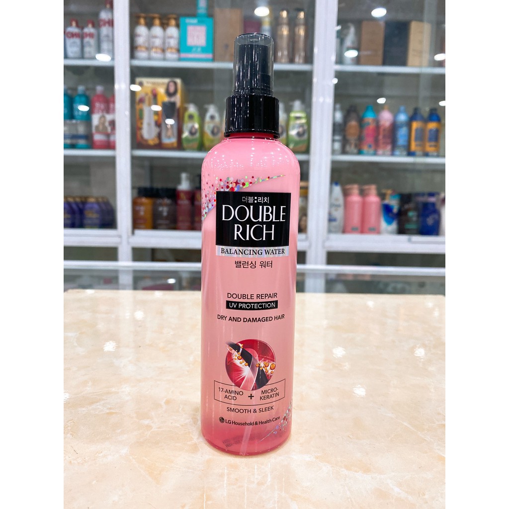 Xịt Dưỡng Tóc Double Rich 250ml Chăm Sóc Tóc Khô Và Hư Tổn