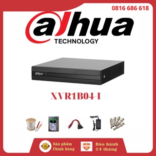 Đầu ghi hình DAHUA 4 kênh -DH-XVR1B04-I-Chuẩn nén hình ảnh H265-Bảo hành 24 tháng