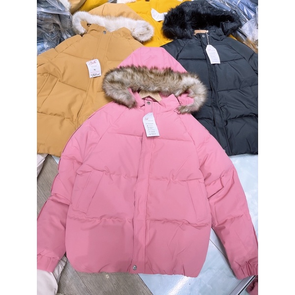 Áo Phao Béo Mũ Lông ( mũ tháo rời) B170