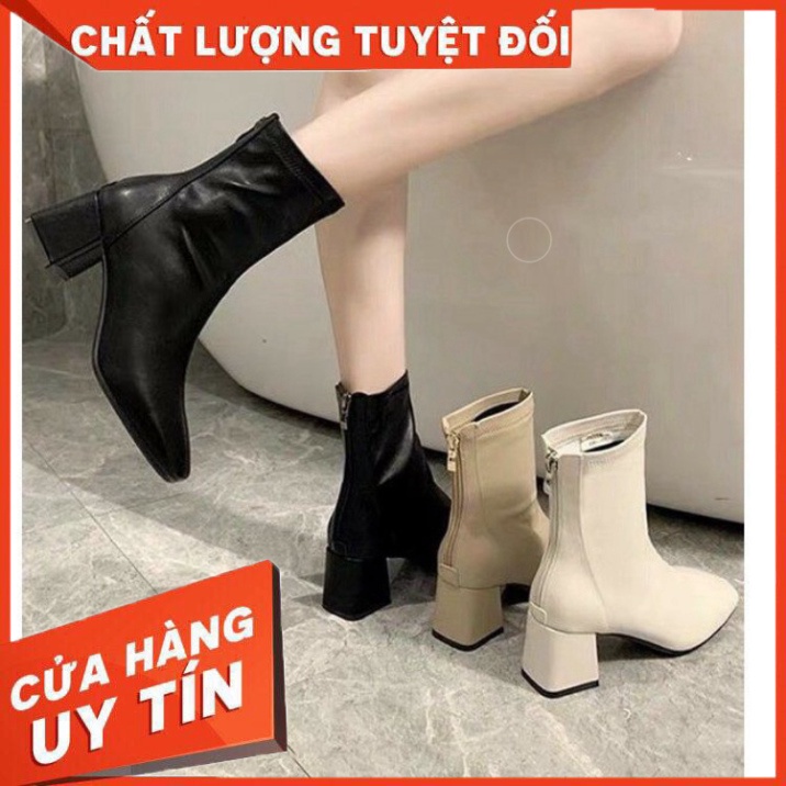 Boots cao gót 6cm loại 1 có ảnh thật - Hàng nhập khẩu