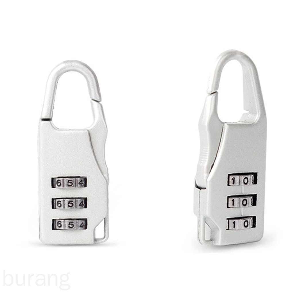 Set 2 ổ khóa có mật khẩu 3 chữ số an toàn đa năng tiện dụng
