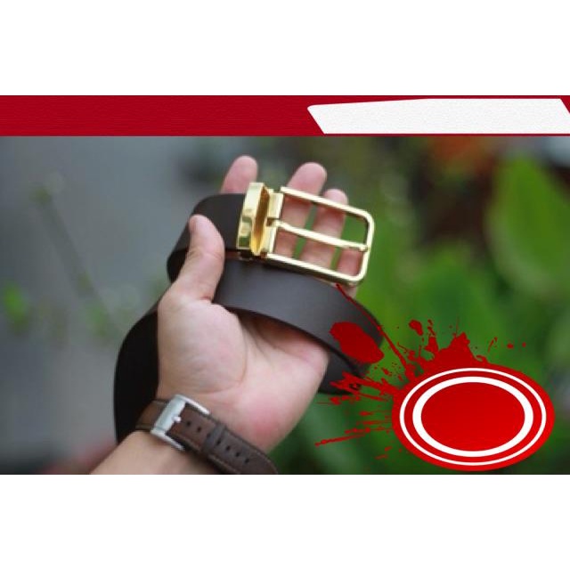 【Hàng sẵn sàng】 Dây nịt - Thắt lưng nam ERD51/52 da trâu thật 100% - Bảo hành 3 năm [tặng lót giày da]
