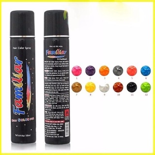 Gôm Xịt Tóc Màu Đỏ Familiar 100ml I4