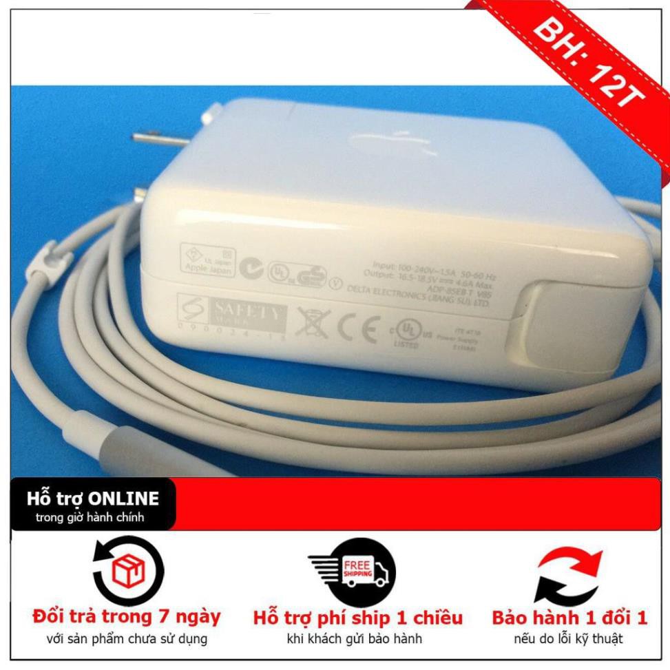 [BH12TH] SẠC ZIN DÙNG CHO MACBOOK PRO 15&quot; 17&quot; 2009 2010 2011 85W MS1 MAGSAFE 1