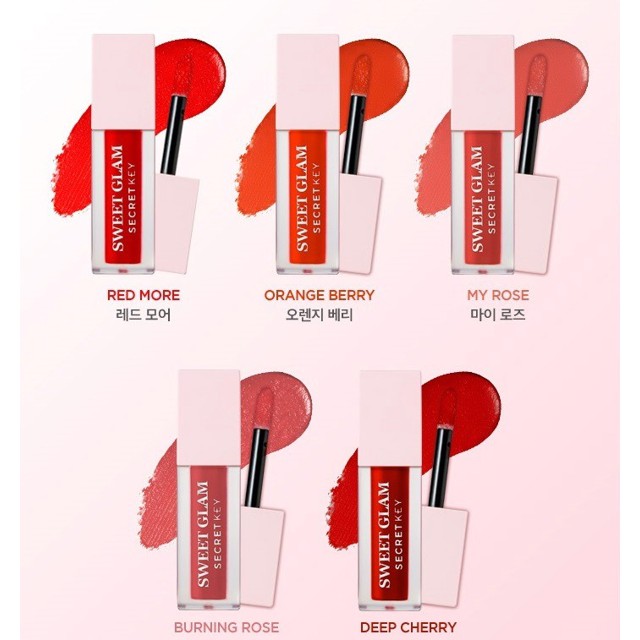 Son kem lì Velvet Tint Secret Key Sweet Glam màu sắc tươi mới MPPN00159