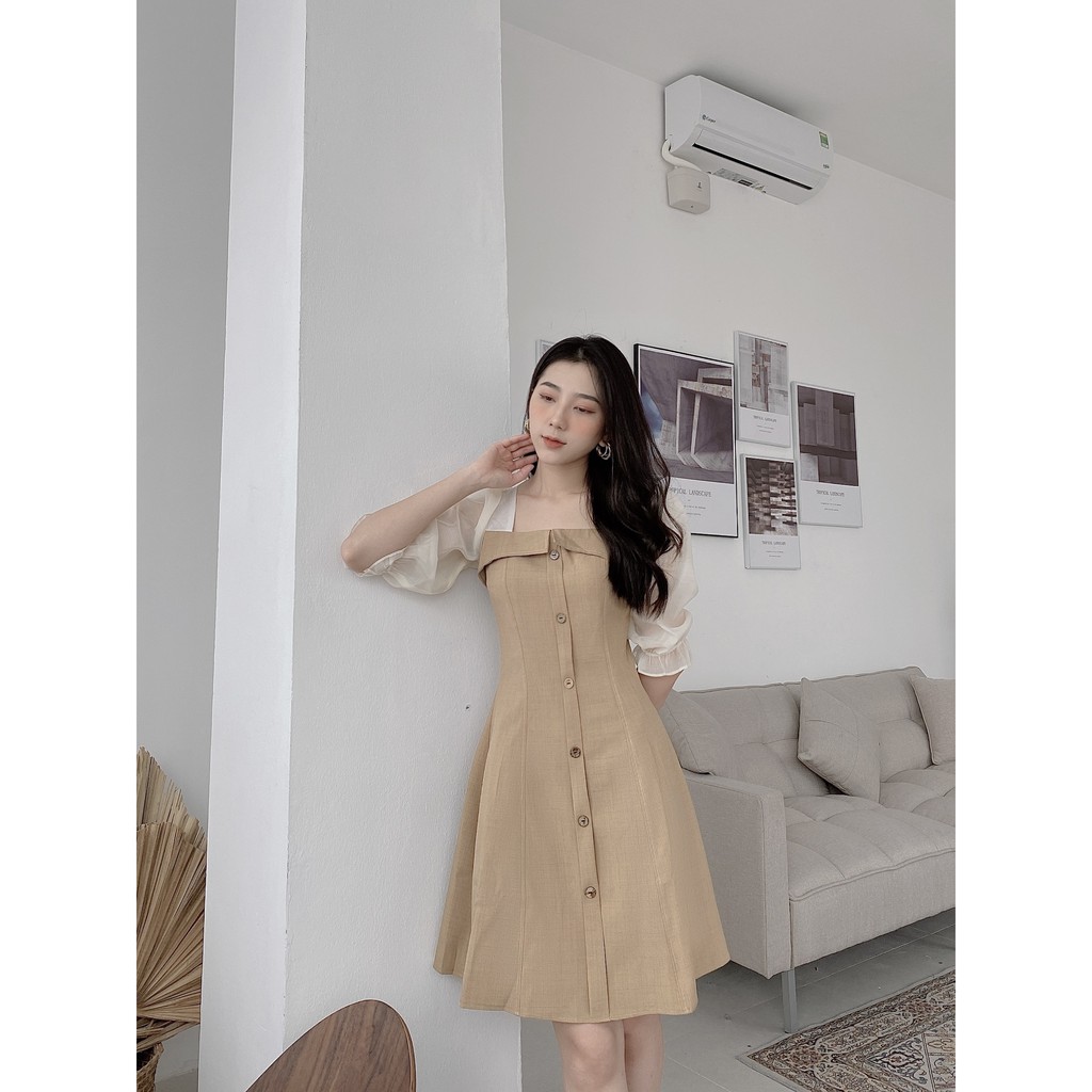 VÁY CỔ VUÔNG NỐI NGỰC | BigBuy360 - bigbuy360.vn