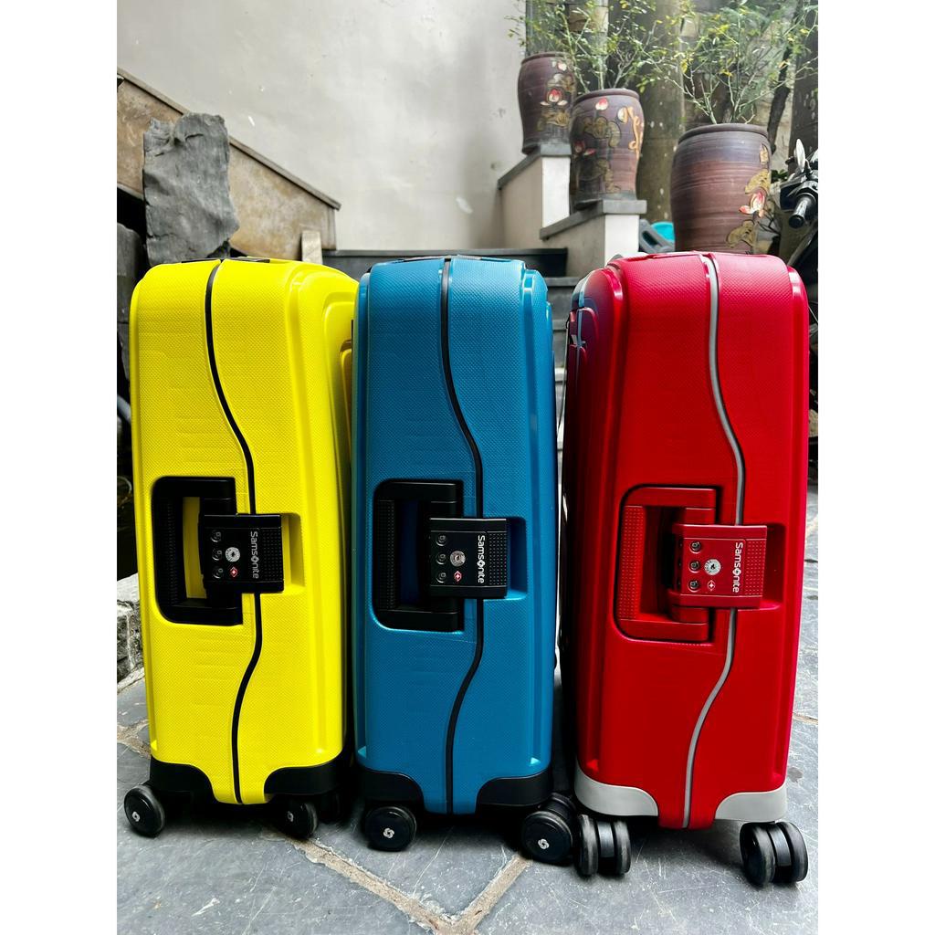 Valy Cao Cấp Samsonite S'cure mẫu 2023 Size Cabin xách tay  - Madein EU
