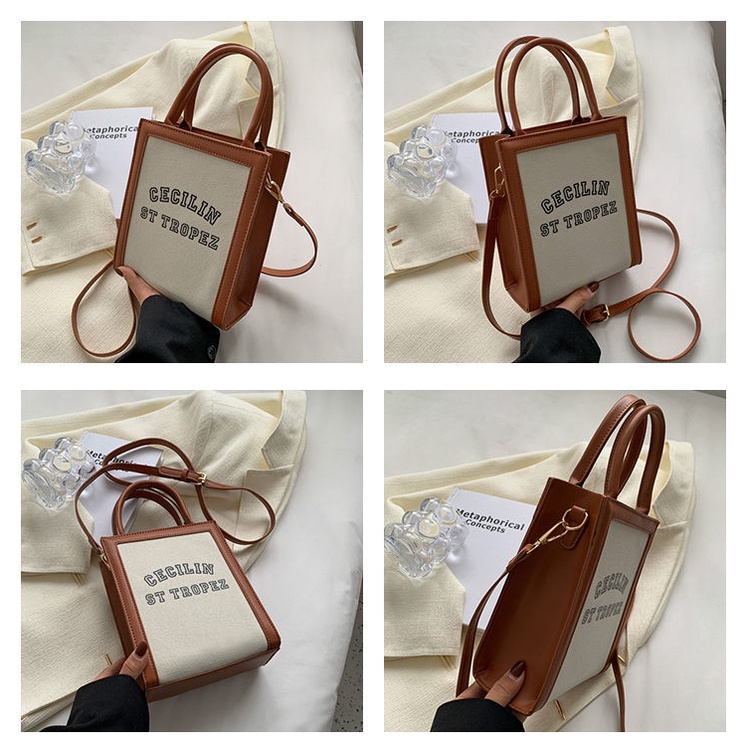 Túi Xách Đeo Vai Hình Vuông Nhỏ Gọn Phong Cách Phương Tây 2022