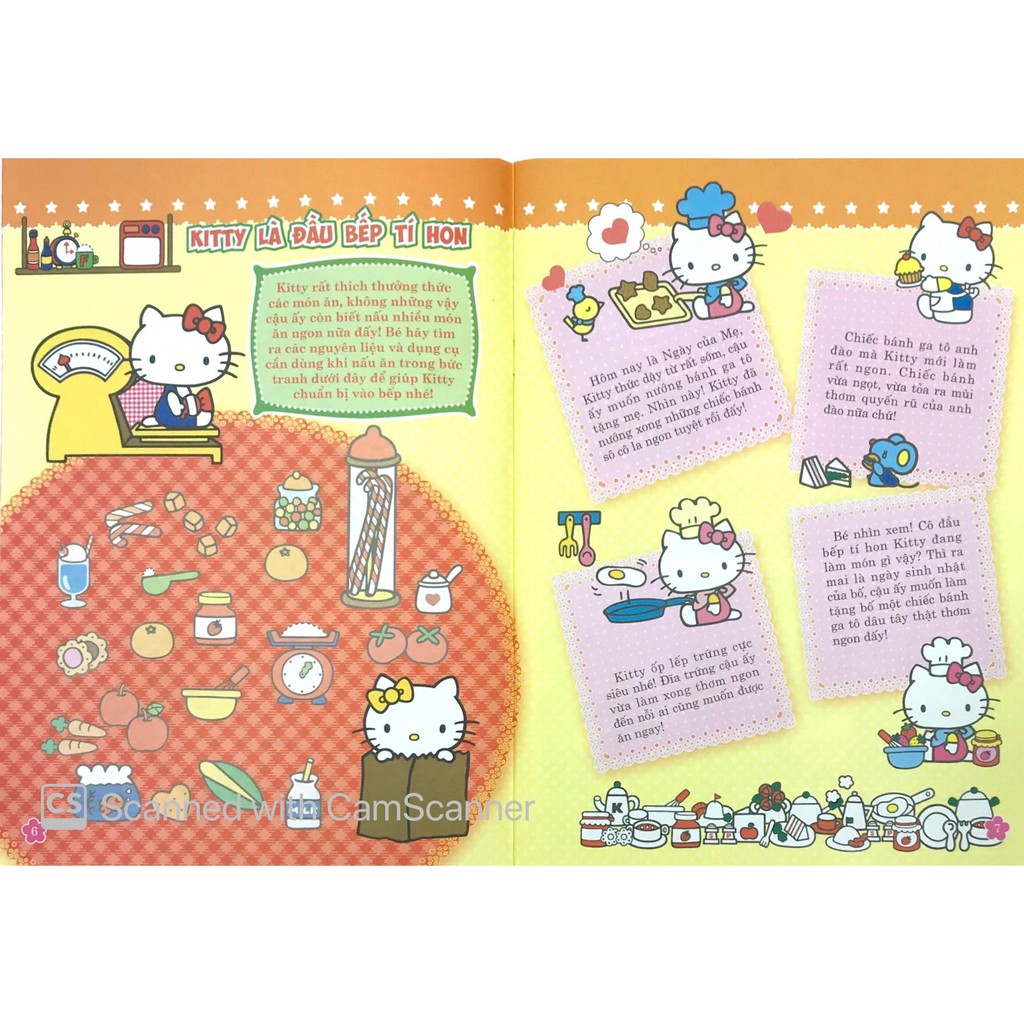 Sách - Hello Kitty - BST 1000 Đề Can - Ước Mơ Tươi Đẹp