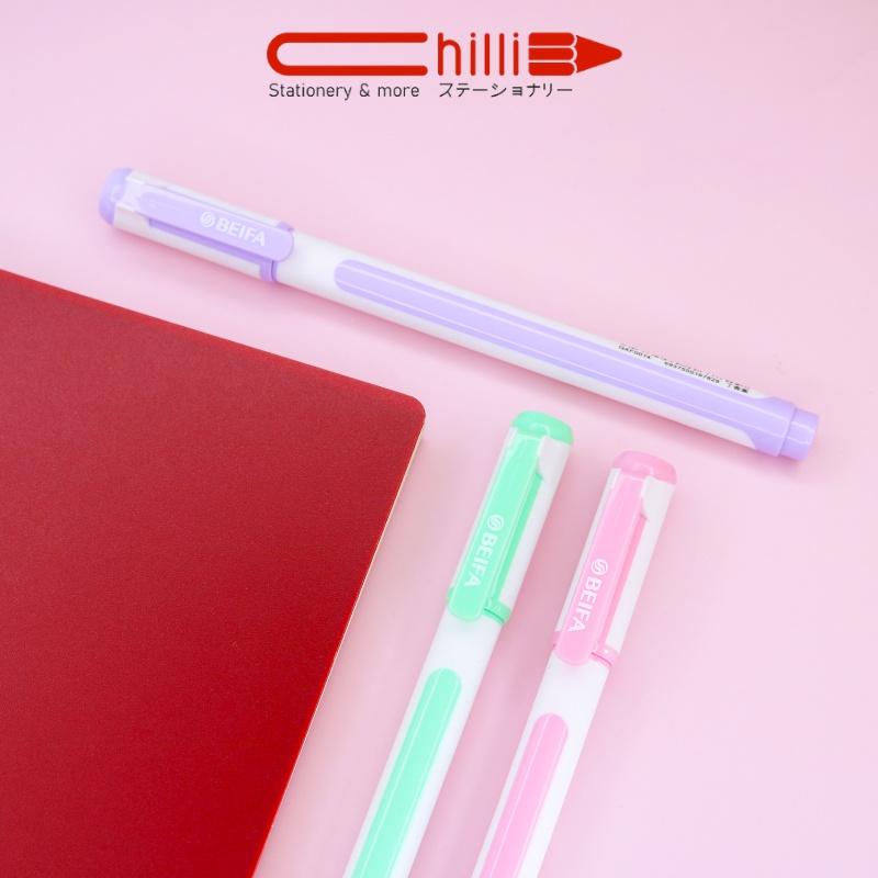 Bút Highlight Beifa Macaron  Tone Pastel Nhiều Màu Xinh Xắn