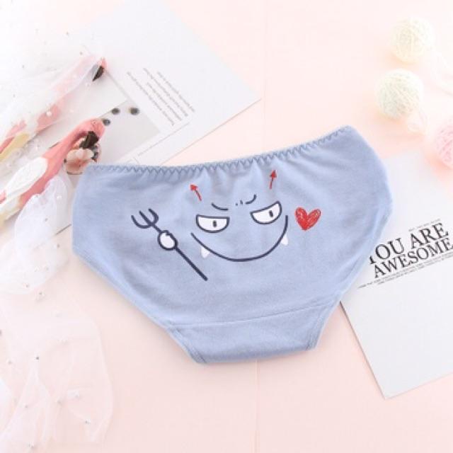 Quần Lót Nữ Cotton Thiên Thần & Ác Quỷ Mềm Mịn  Hàng Loại Đẹp.