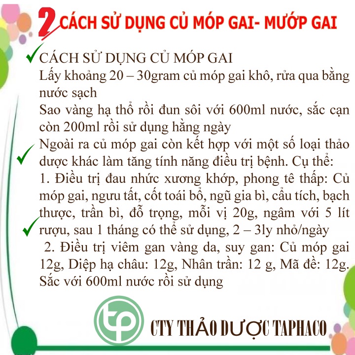 [Hàng công ty] - Củ móp gai sấy khô