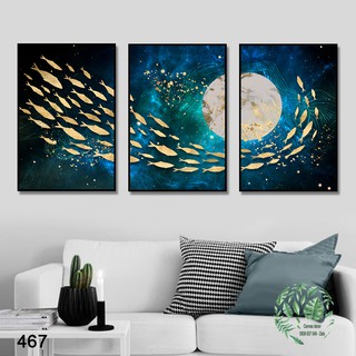Bộ tranh canvas treo tường Ms 467