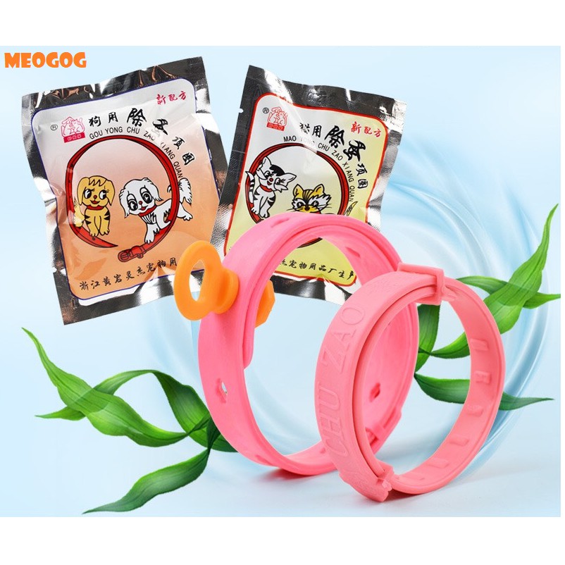 Vòng cổ đặc trị ve rận bọ chét cho chó mèo. meogog