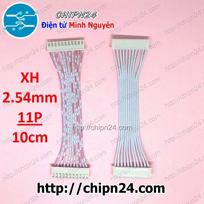 [1 SỢI] Dây bẹ 11p 10cm XH2.54mm (Dây bus, Dây cáp)