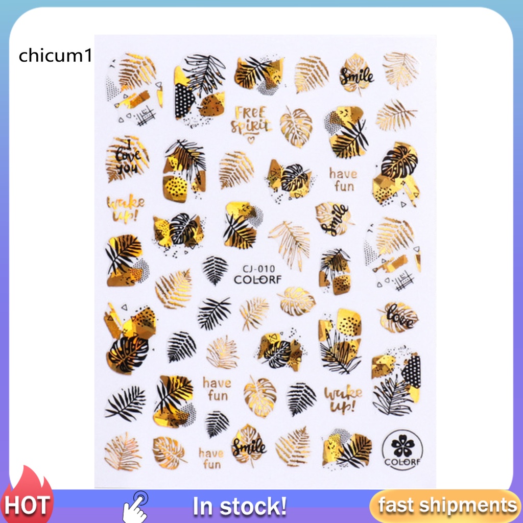 [Hàng mới về] Miếng dán trang trí móng tay siêu mỏng tùy chọn họa tiết DIY