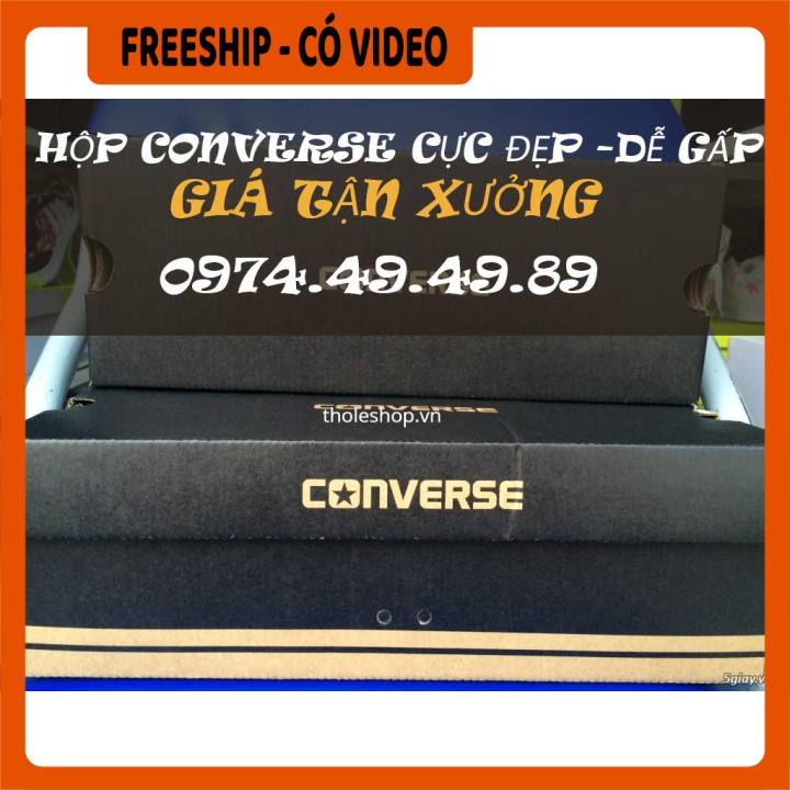 [SALE 1 NGÀY DUY NHẤT] Hộp Converse Giá Cực Rẻ hop-cv