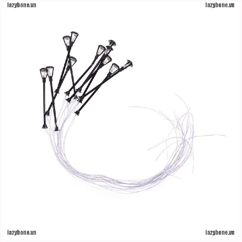 Bộ 10 Mô Hình Cột Đèn Tỉ Lệ 1 / 100 Dễ Thương