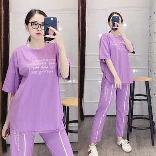 Set bộ dài áo form rộng tay lỡ